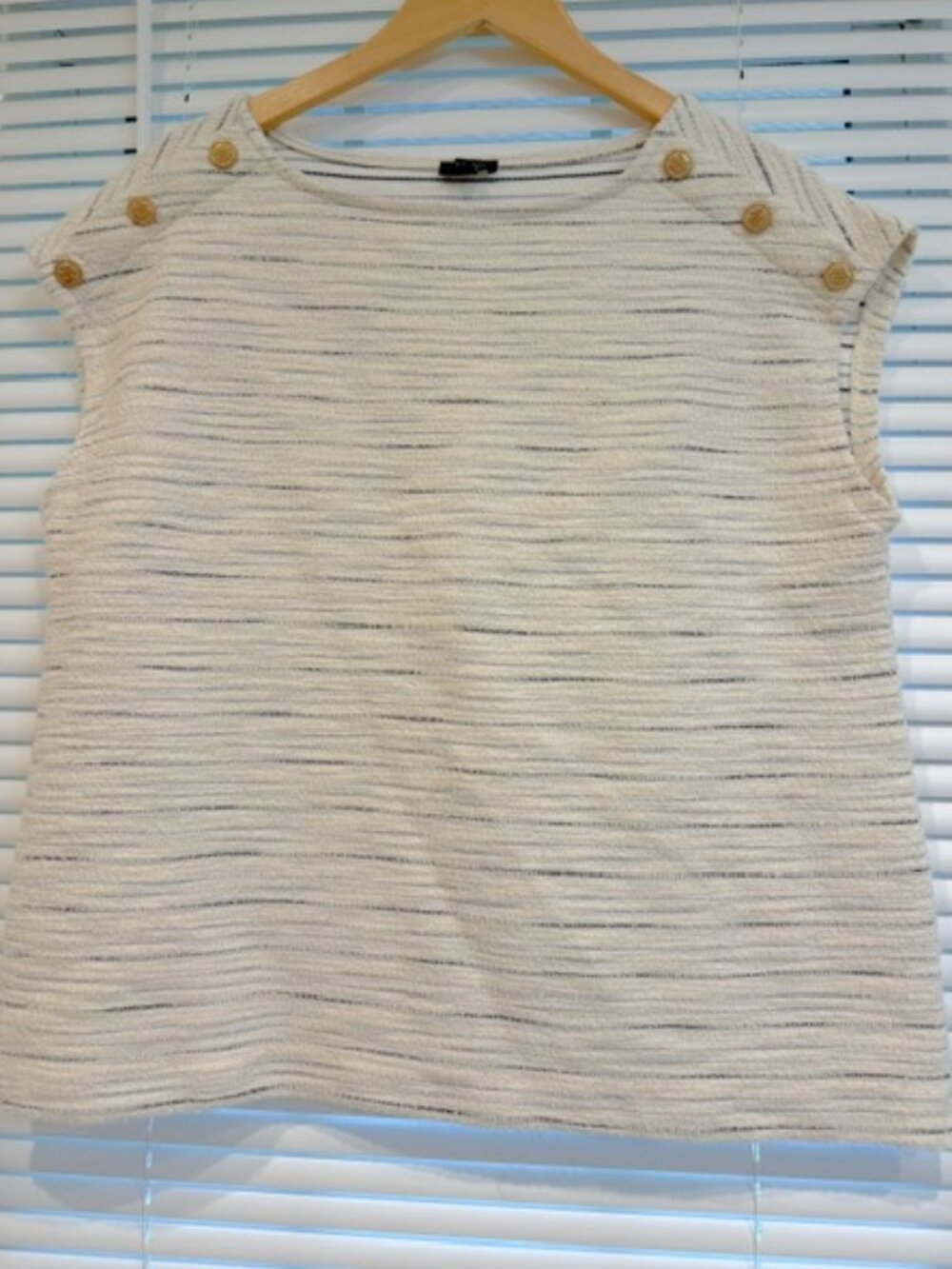 Ann Taylor Factory Boat Neck Shell Size L